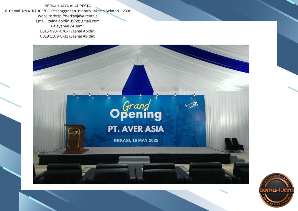 Pusat Sewa Backdrop Dan Panggung Di Jababeka Cikarang Bekasi