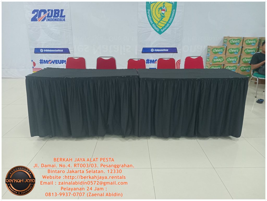 Rental Meja Dan Kursi Cover Aneka Warna Dan Model Di Jakarta