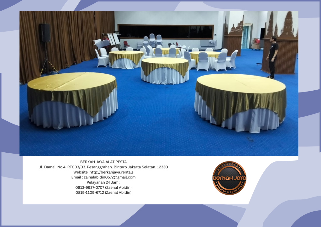 Jasa Sewa Sofa Meja Kaca Kotak VIP Dan Round Table Di Jakarta Selatan