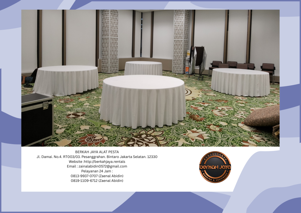 Jasa Sewa Sofa Meja Kaca Kotak VIP Dan Round Table Di Jakarta Selatan