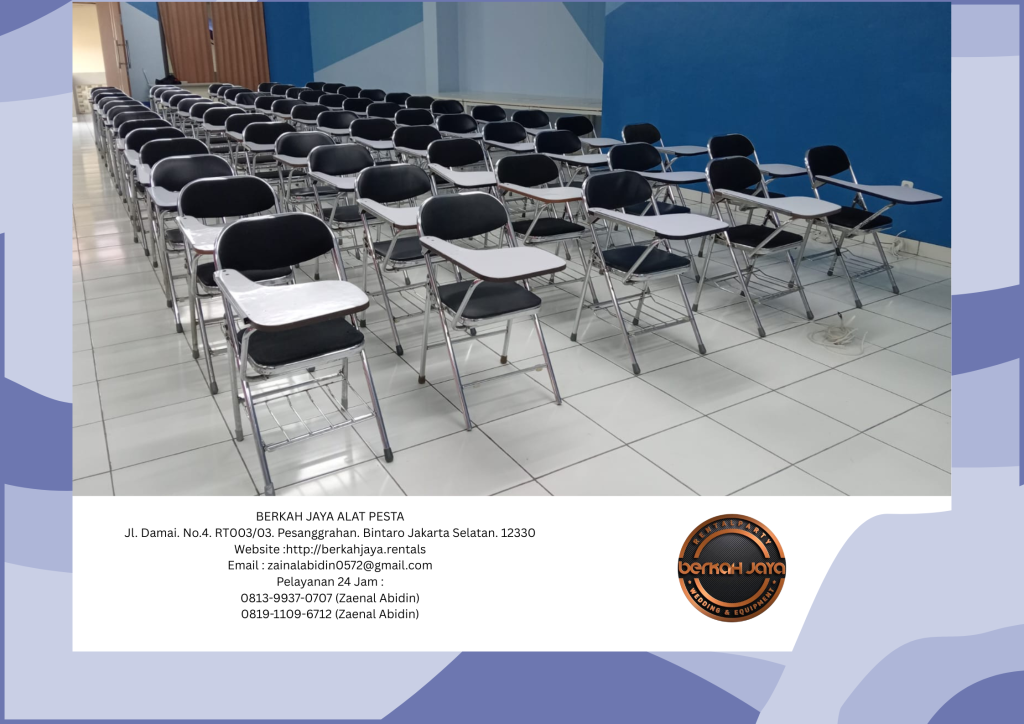 Rental Kursi Test Kuliah Stainless Lipat Wilayah Bogor