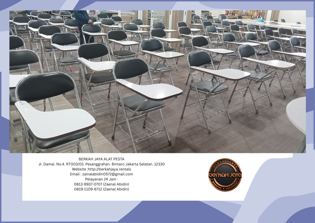 Rental Kursi Test Kuliah Stainless Lipat Wilayah Bogor