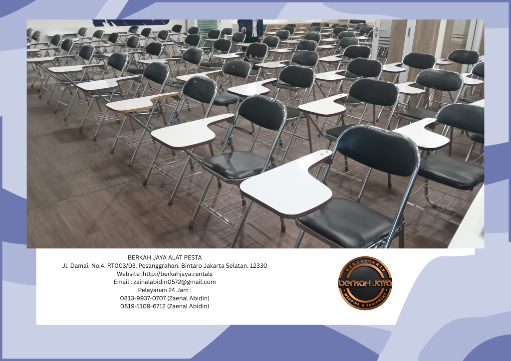 Rental Kursi Test Kuliah Stainless Lipat Wilayah Bogor