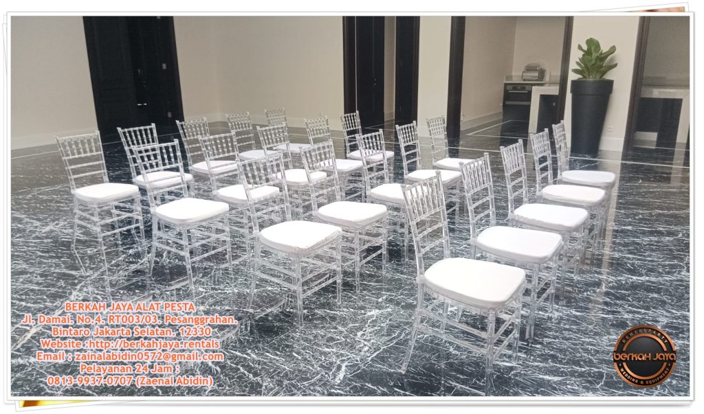 Jasa Sewa Kursi Tiffany Acrylic Elegan Di Area Jakarta Barat