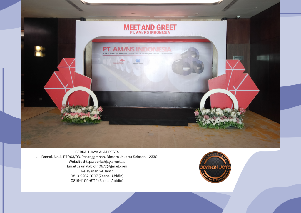 Sewa Get Backdrop Lengkap Acessories Daerah Jakarta Utara Siap Setting
