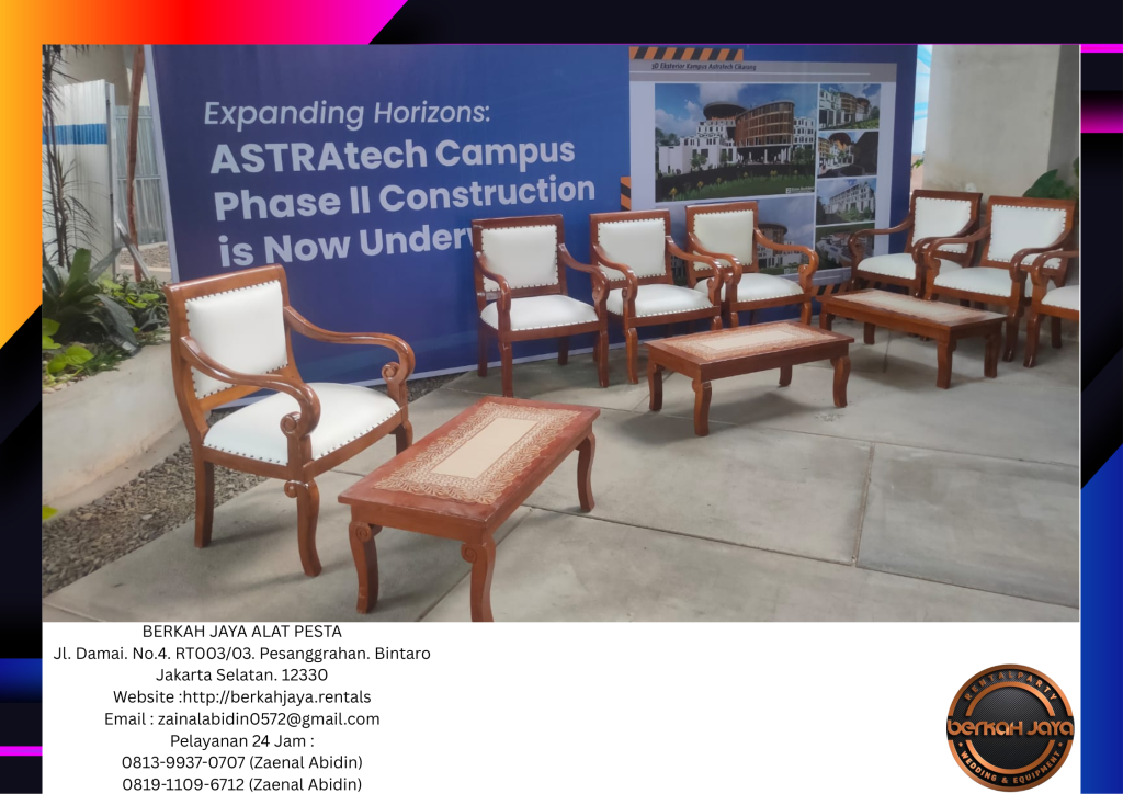 Sewa Kursi Kayu VIP Type Arm Chairs Di Daerah Jakarta