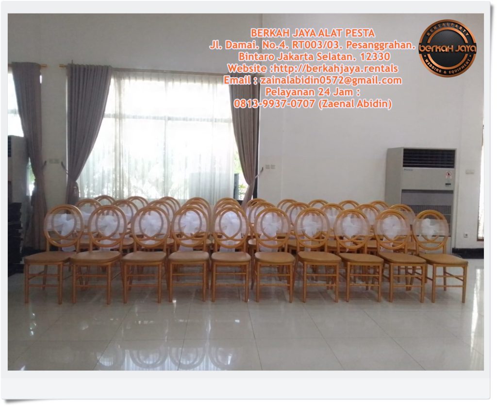 Jasa Rental Kursi Olivia VIP Gold Daerah Jakarta
