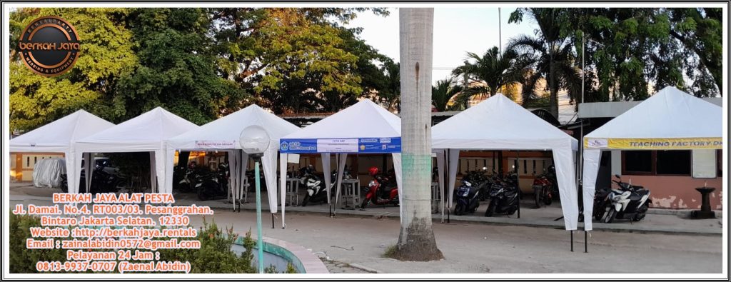 Jasa Sewa Tenda Kerucut Sarnafil Putih Dan Bazar Daerah Jakarta