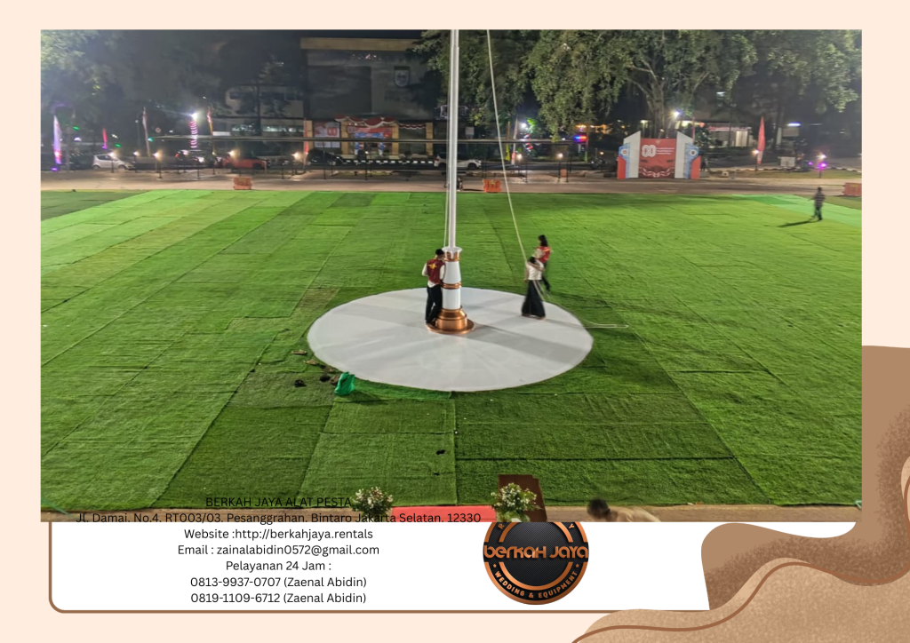 Rental Rumput Sintetis Hijau Permeter Di Jakarta