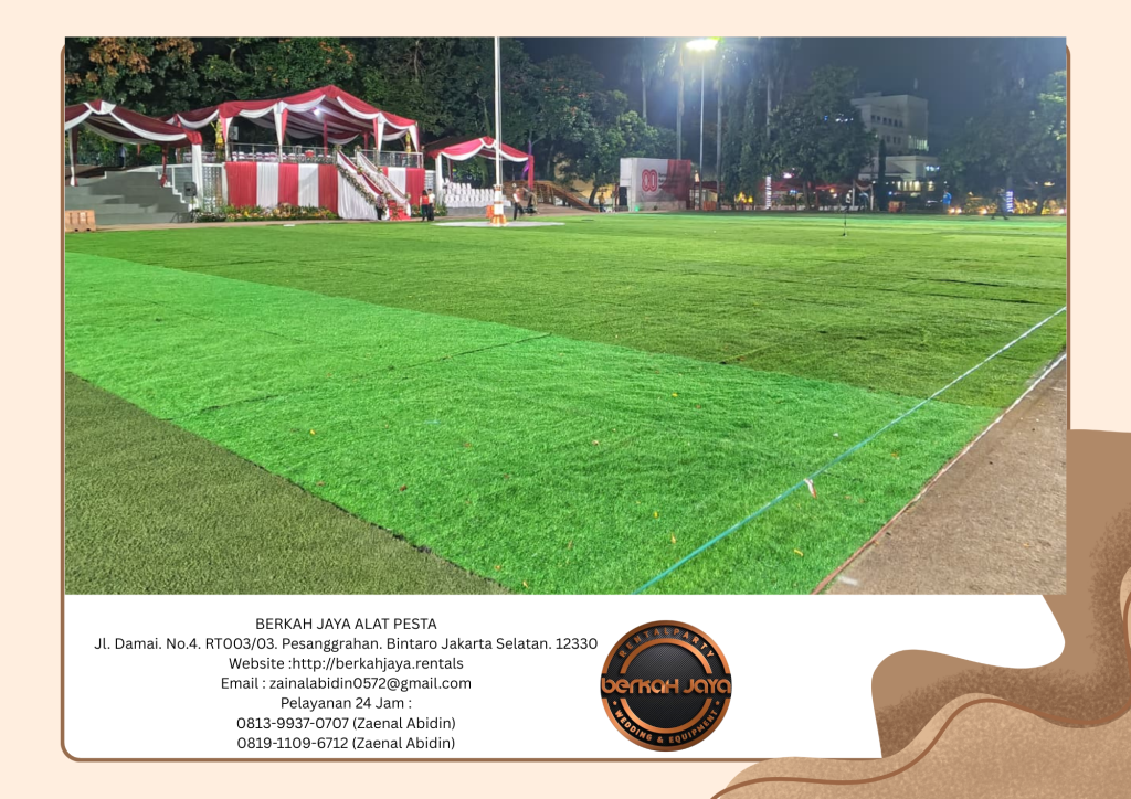 Rental Rumput Sintetis Hijau Permeter Di Jakarta