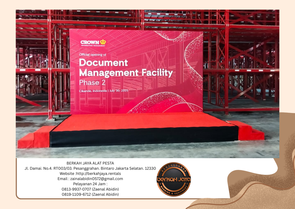 Sewa Backdrop Panggung Sofa Meja Dan Kursi Jakarta Selatan