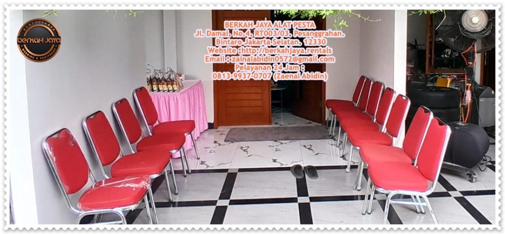Jasa Rental Kursi Stainless Event Pegadaian Salemba Jakarta