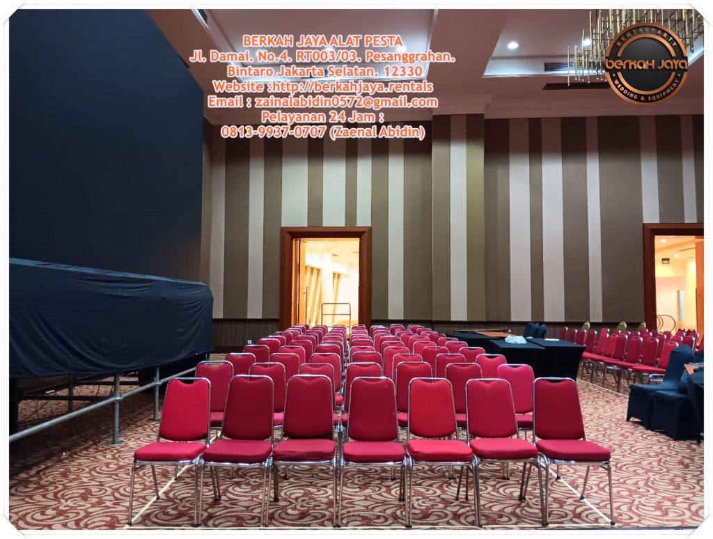 Jasa Rental Kursi Stainless Event Pegadaian Salemba Jakarta