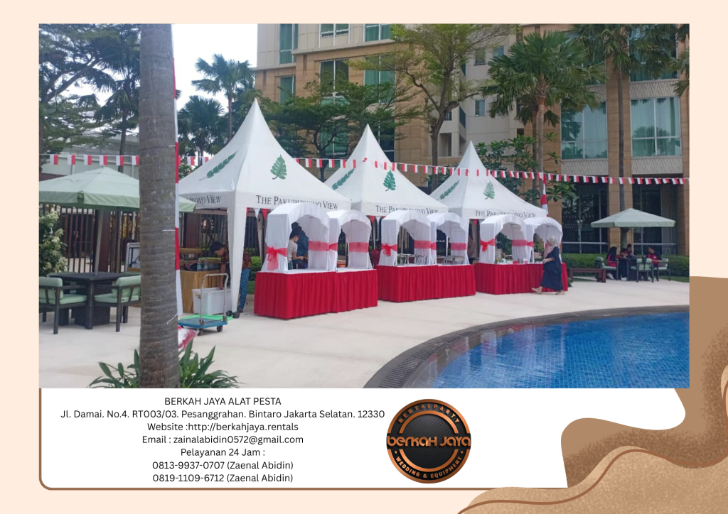 Sewa Meja Kotak Dan Tenda Bazar Area Jakarta Selatan