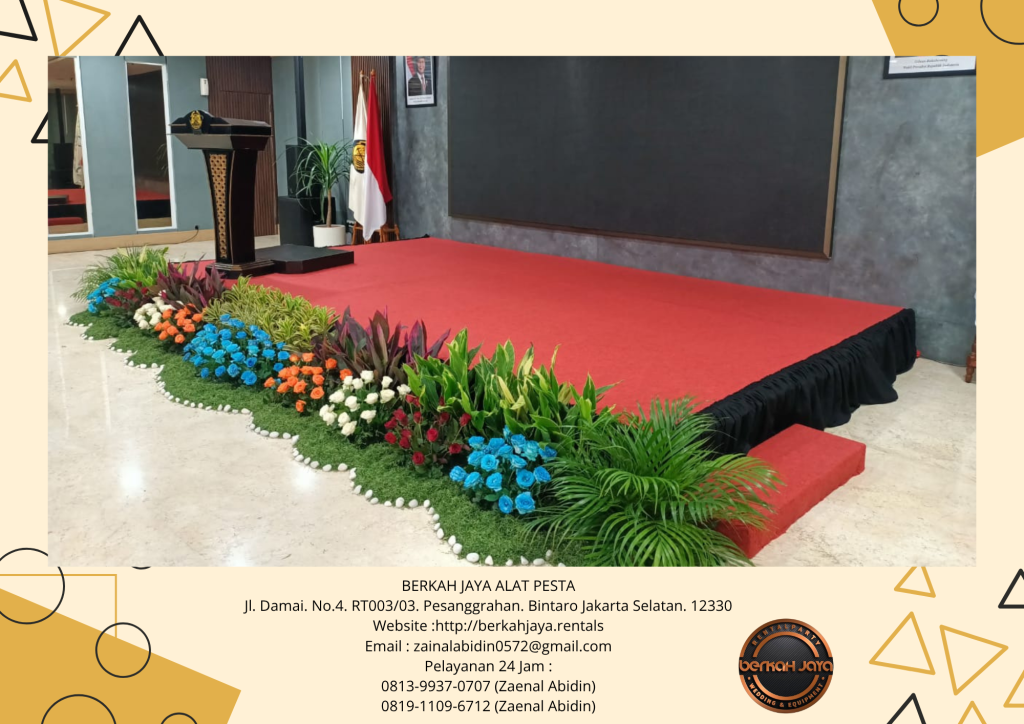 Sewa Panggung Dan Backdrop Event Memeriahkan Agustusan Outdoor Jakarta