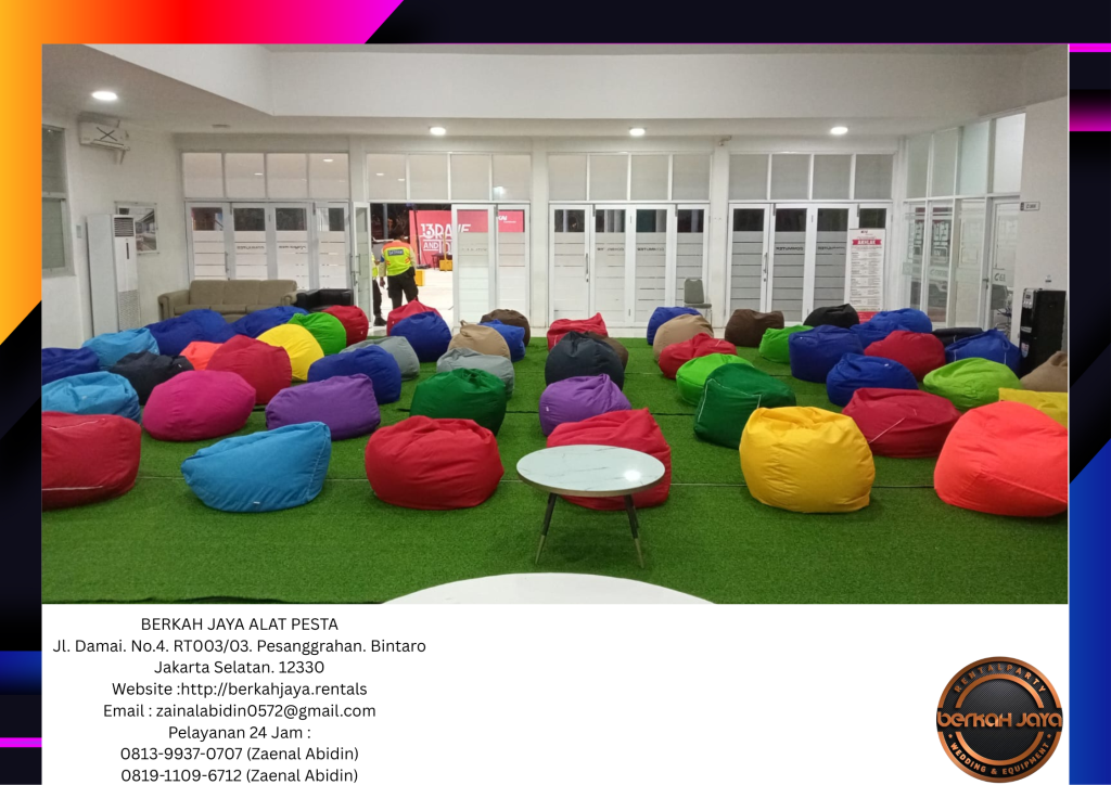 Rental Bean Bag Warna Warni Di Jakarta Selatan