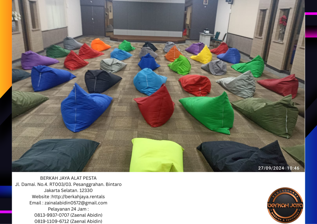 Rental Bean Bag Warna Warni Di Jakarta Selatan