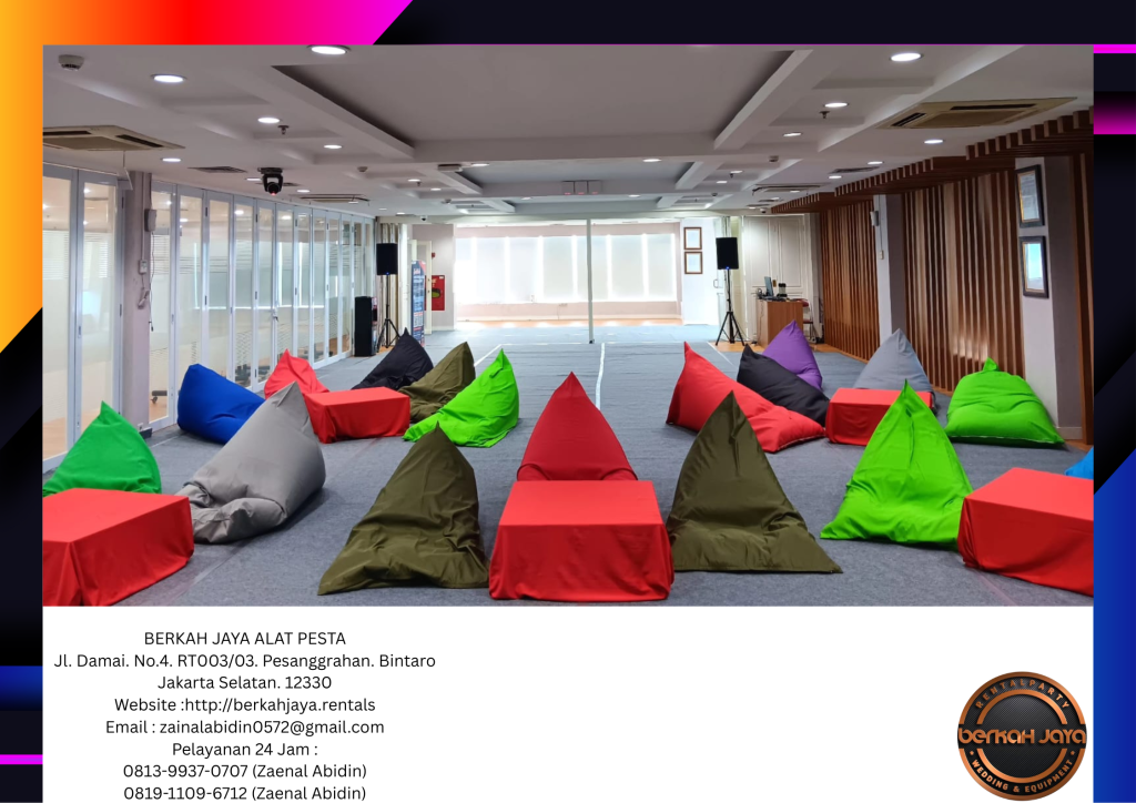 Rental Bean Bag Warna Warni Di Jakarta Selatan