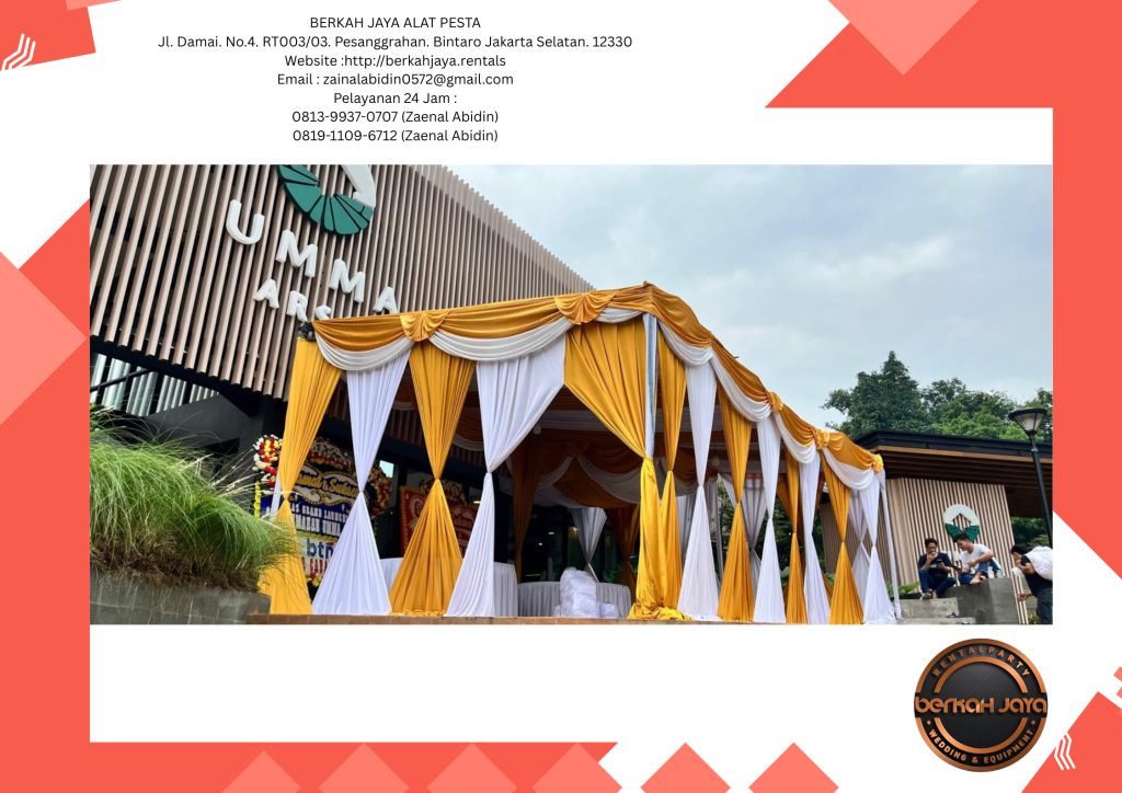 Sewa Tenda Aneka Warna Dan Model Dekorasi Lebak Bulus Jakarta