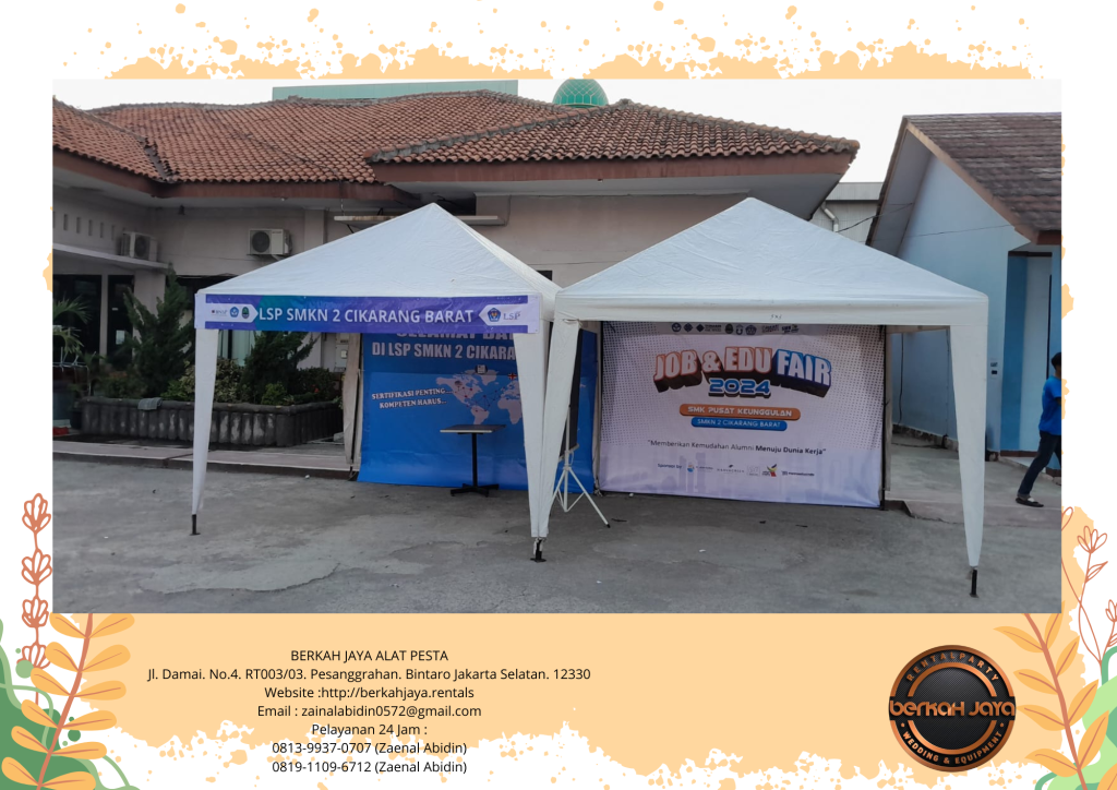 Pusat Sewa Tenda Konvensional Hanggar Bazar Roder Jakarta Selatan