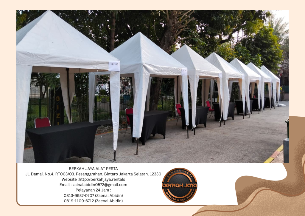 Pusat Sewa Tenda Konvensional Hanggar Bazar Roder Jakarta Selatan