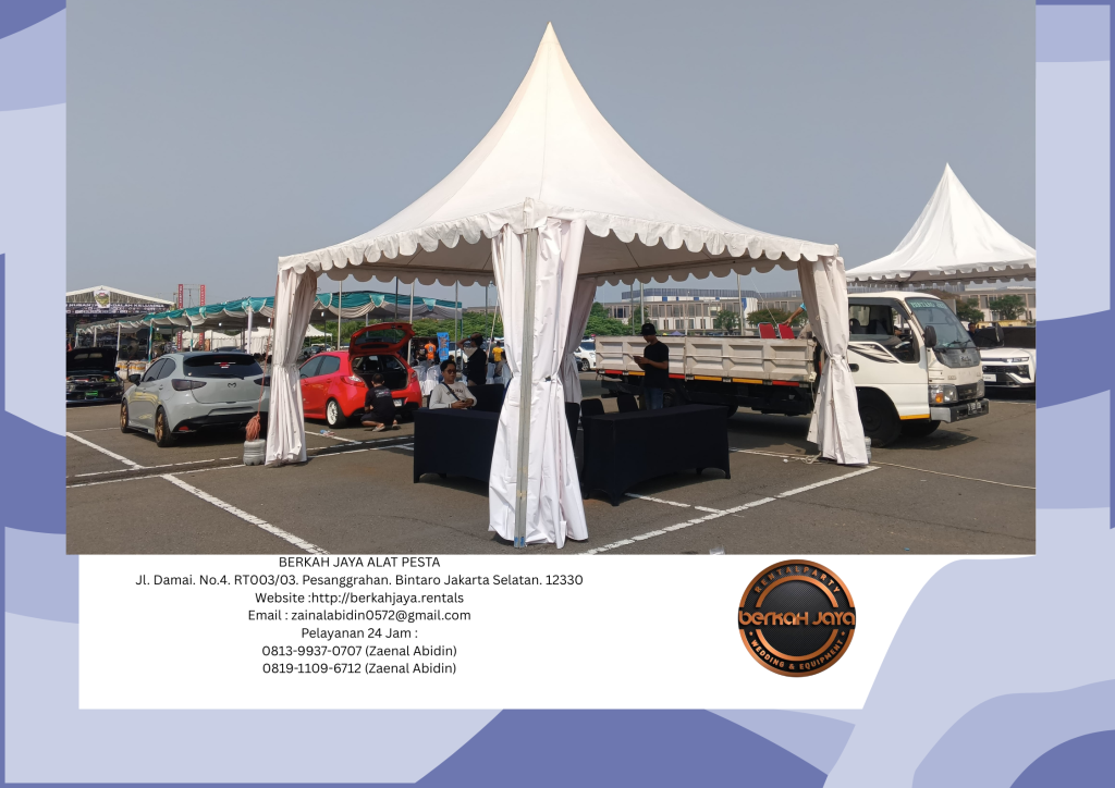 Sewa Kursi VIP Kayu Dan Tenda Kerucut Jakarta Selatan