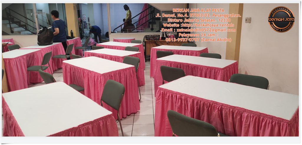 Jasa sewa Meja Kotak 120x60cm Bogor