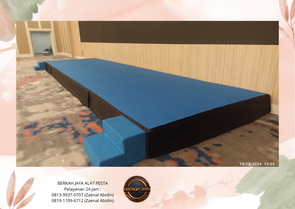 Rental Panggung Sofa Meja kaca Sarnafil Tenda Serut Jakarta Selatan