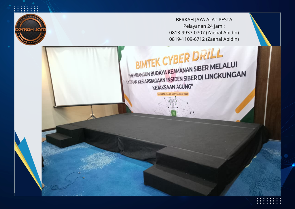 Rental Kursi Meja Panggung Tiang Antrian Area Jakarta Selatan