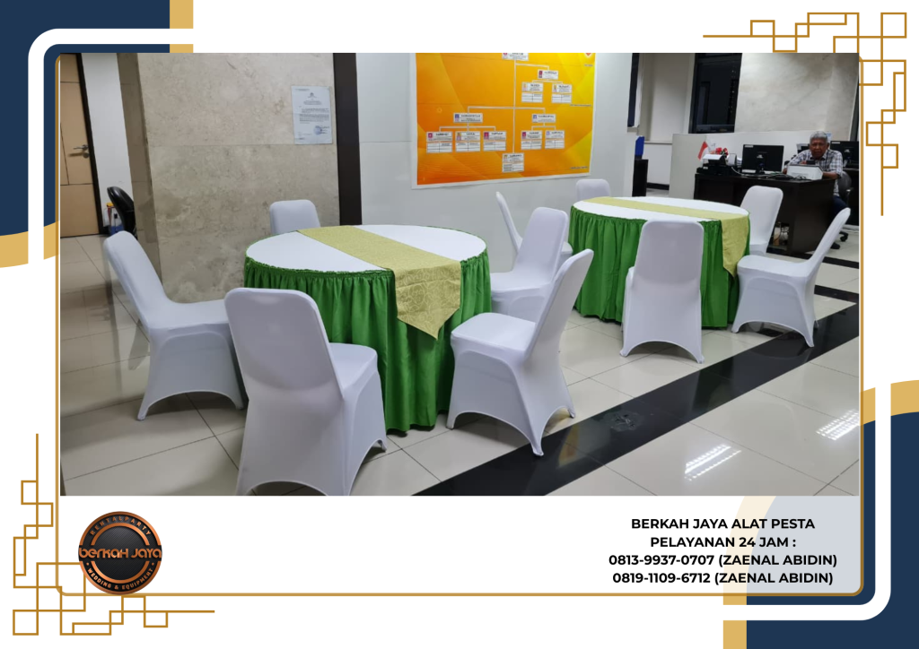 Rental Meja Bundar Meja Kotak Kursi Futura Event Polda Metrojaya Jakarta