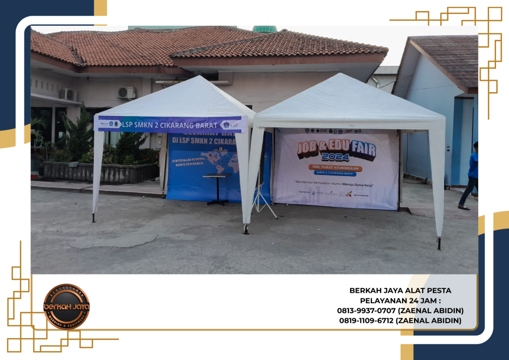 Rental Tenda Bazar Beragam Ukuran Atap Putih Di Jakarta