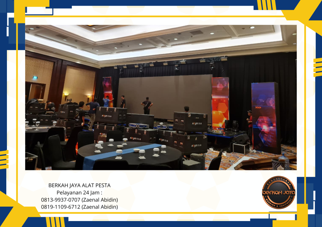 Rental Black Curtain Event JW Marriot Hotel Jakarta