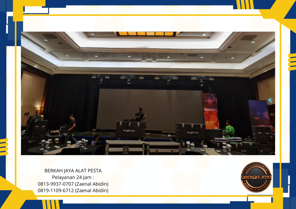 Rental Black Curtain Event JW Marriot Hotel Jakarta