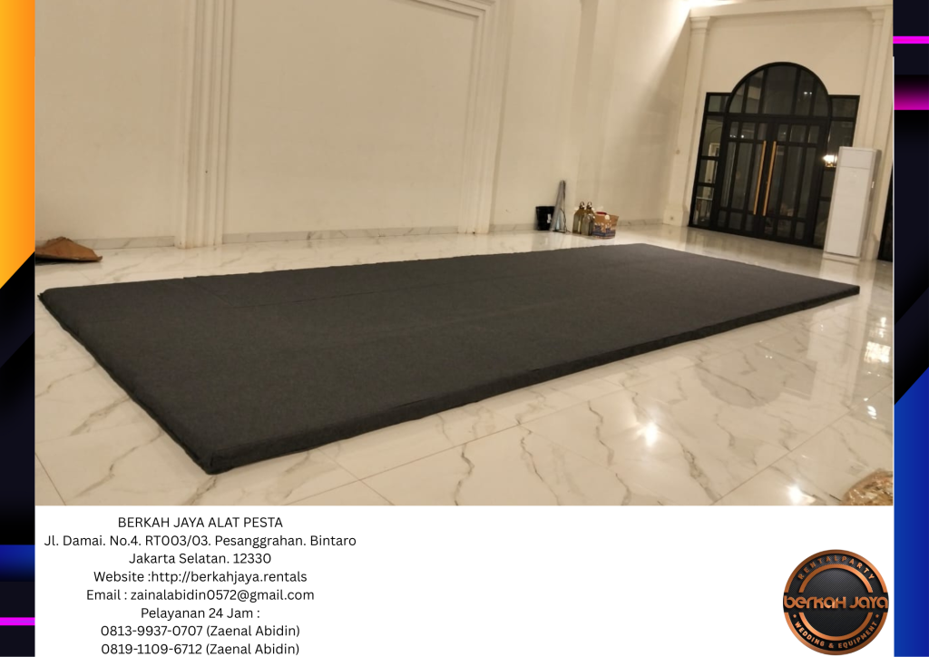 Rental Tenda Sarnafil Plus Flooring Karpet Area Jakarta Selatan