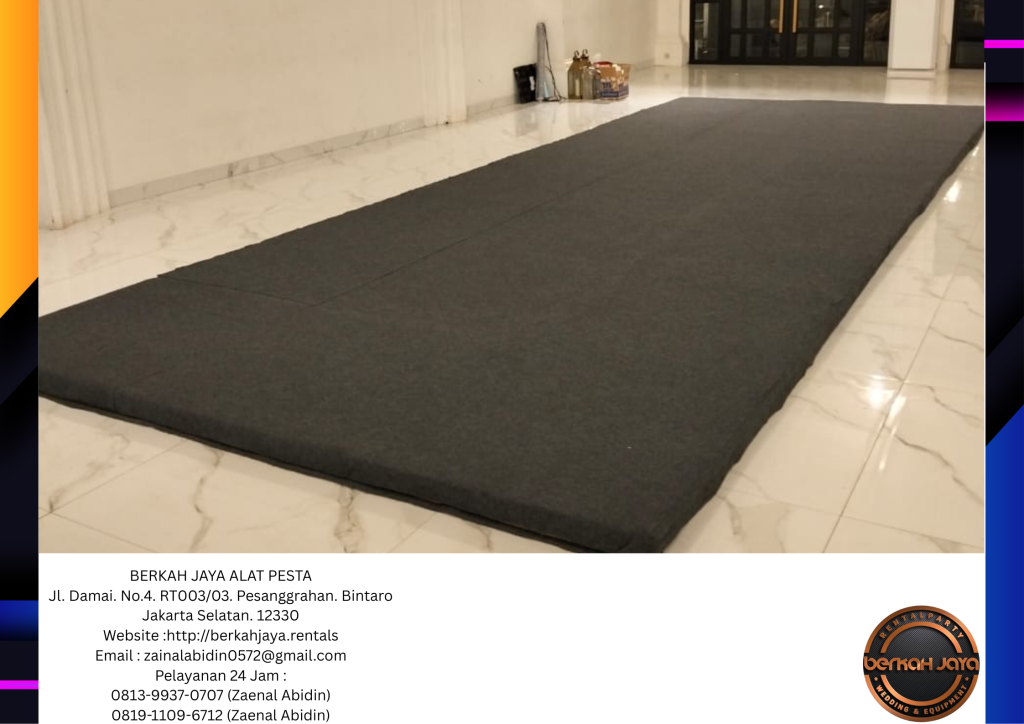Rental Tenda Sarnafil Plus Flooring Karpet Area Jakarta Selatan