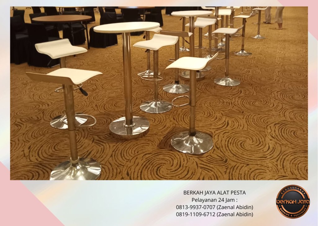 Pusat Sewa Meja Kursi Barstool Area BSD Tangerang