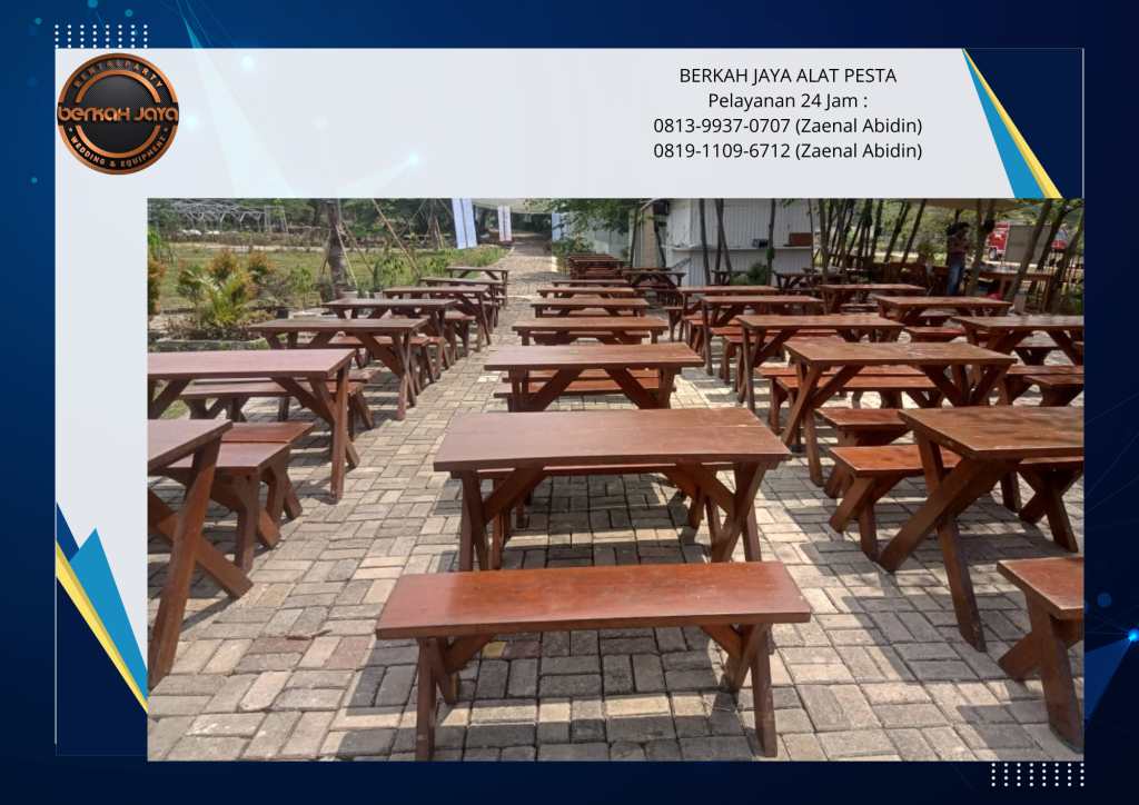 Sewa Meja Dan Bangku Taman Extra Event Legenda Wisata Bekasi