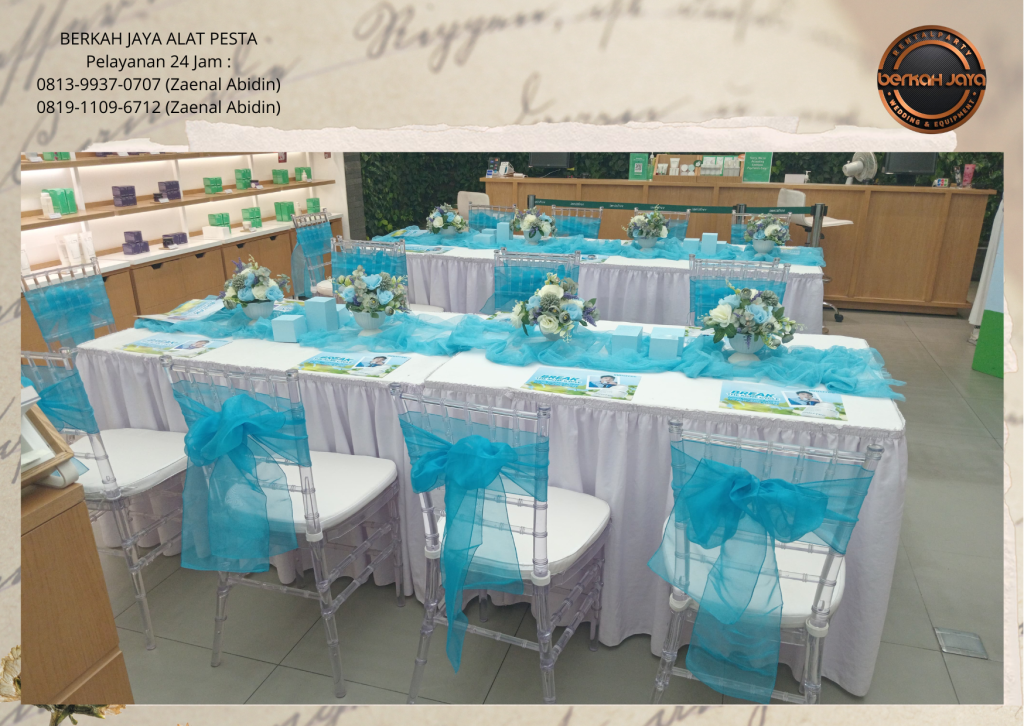 Sewa Kursi Tiffany Acrylic Set Meja Kotak Di Bogor Selatan