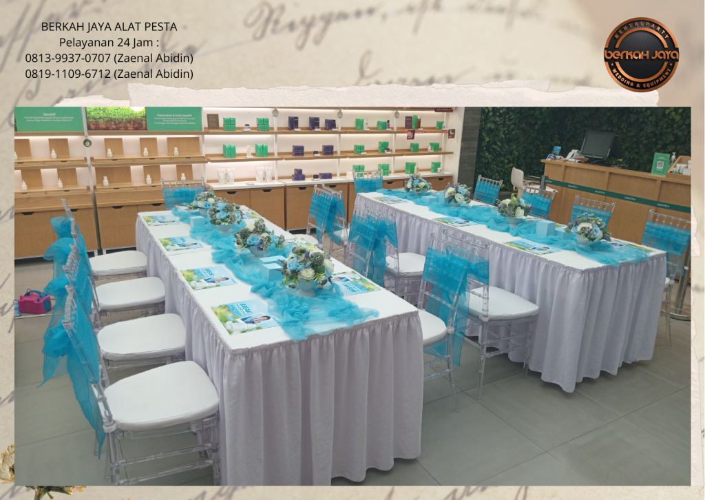 Sewa Kursi Tiffany Acrylic Set Meja Kotak Di Bogor Selatan