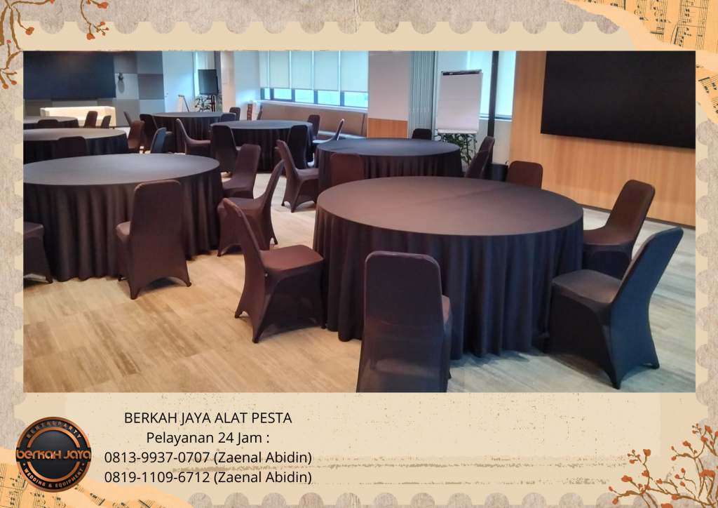 Sewa Meja Bundar Event Ecovension Ancol Jakarta Utara