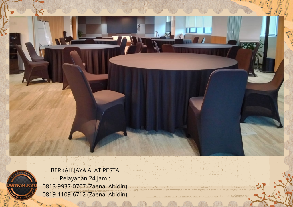 Sewa Meja Bundar Event Ecovension Ancol Jakarta Utara