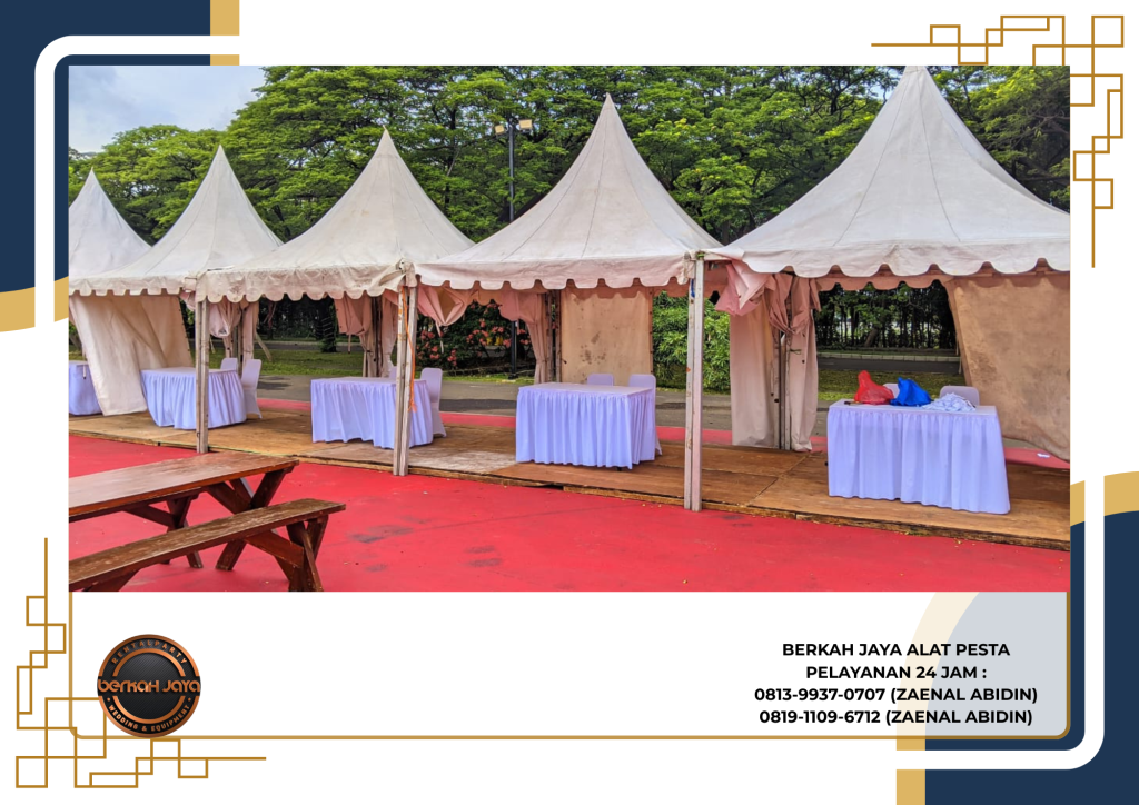 Vendor Sewa Tenda Kerucut Putih Area Jakarta