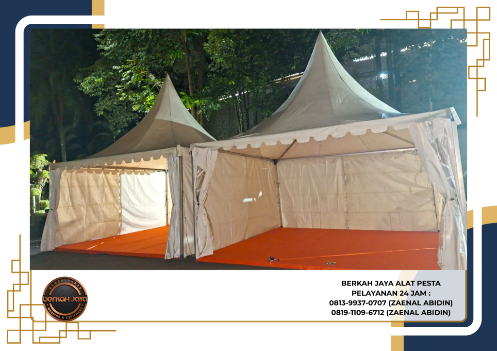 Vendor Sewa Tenda Kerucut Putih Area Jakarta