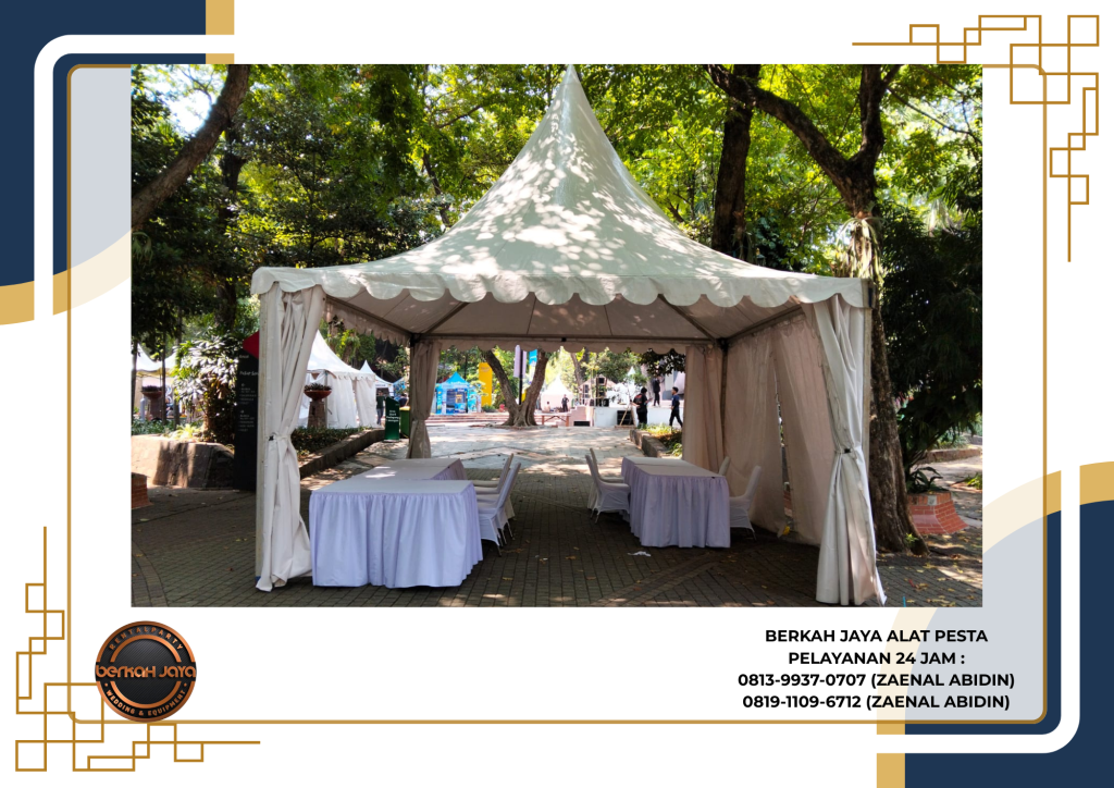 Vendor Sewa Tenda Kerucut Putih Area Jakarta