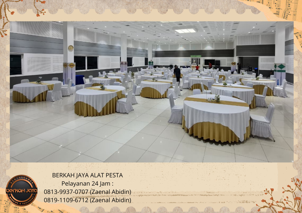 Rental Meja Bundar Dan Kursi Event Cawang
