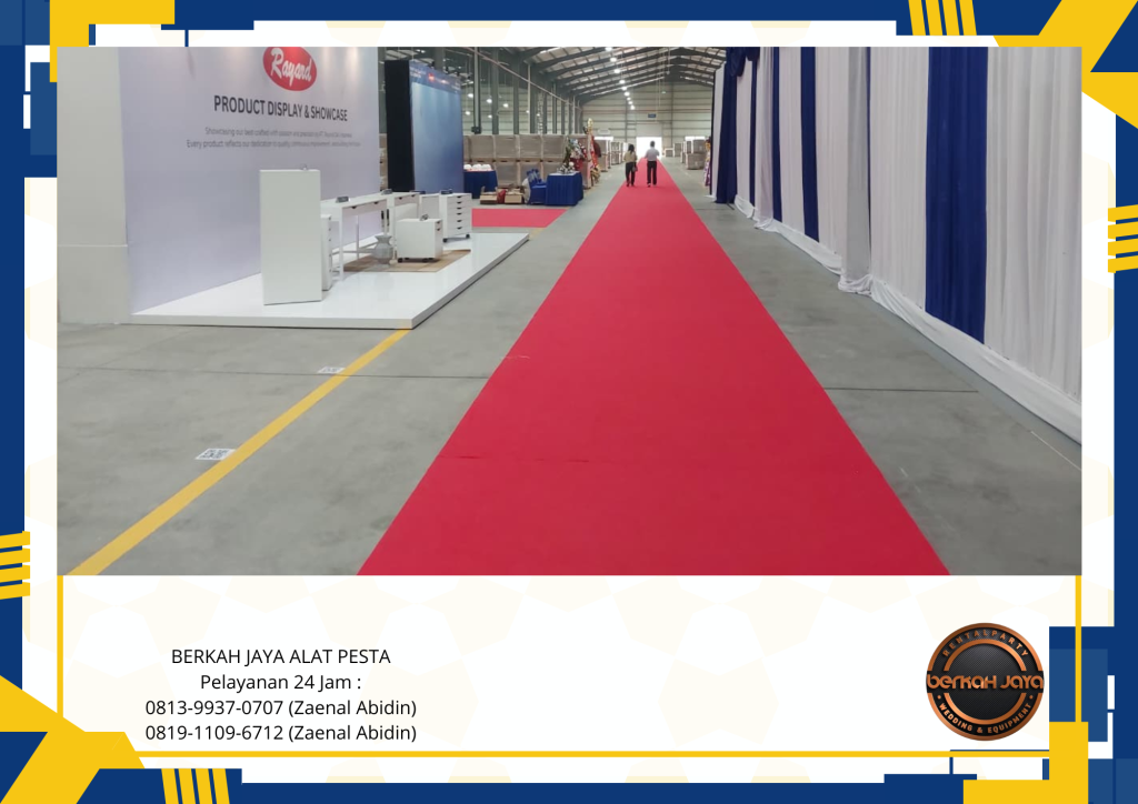 Rental Karpet Panggung Permadani Flooring Karpet Jalan Jakarta Selatan
