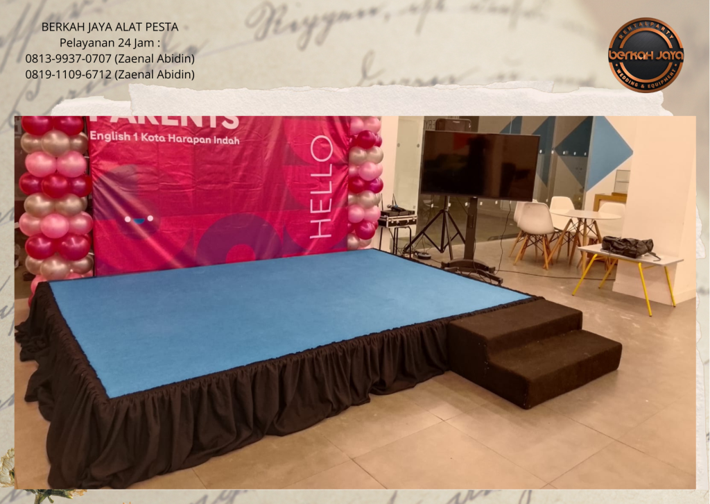 Tempat Sewa Panggung Lengkap Acessories Area Tebet Jakarta Selatan