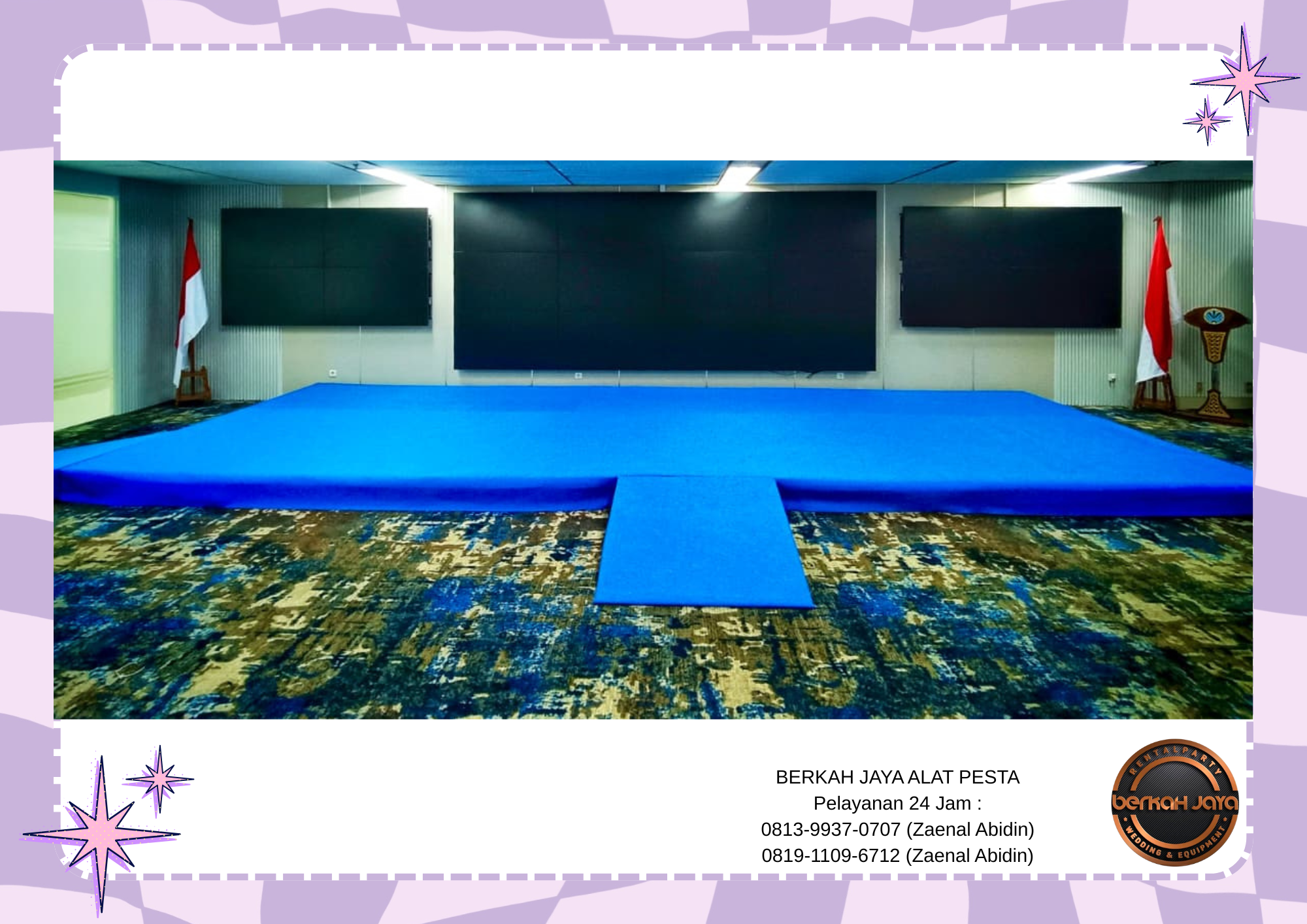 Layanan Sewa Paggung Lengkap Karpet Jakarta Selatan