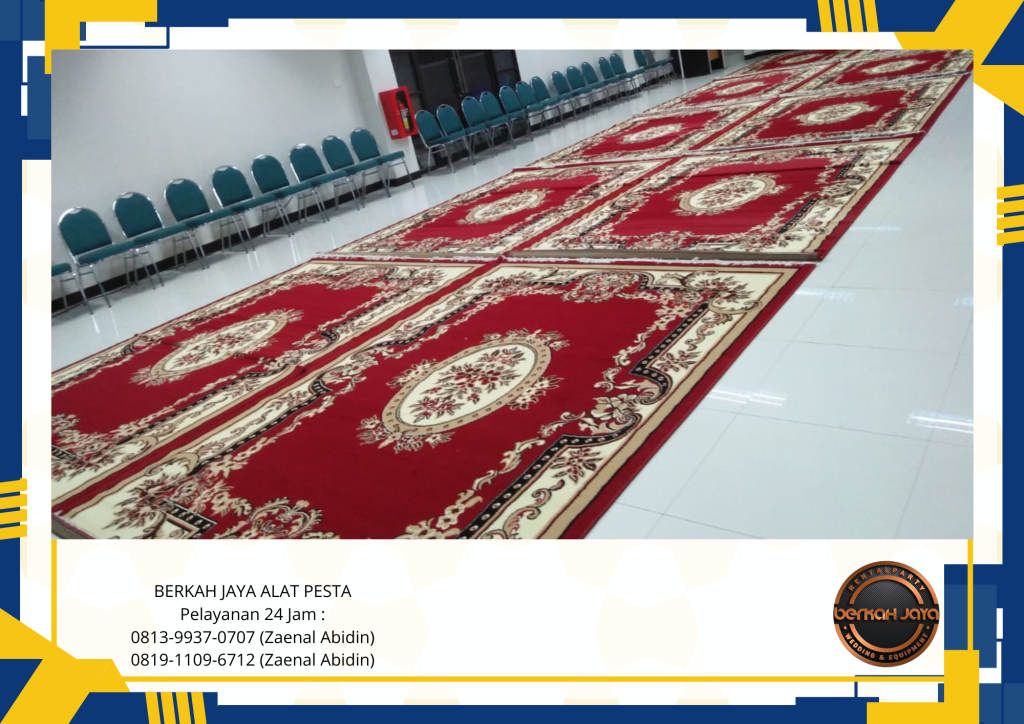 Rental Karpet Panggung Permadani Flooring Karpet Jalan Jakarta Selatan