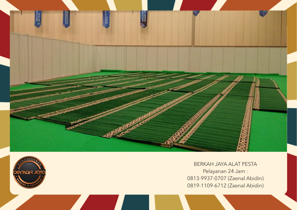 Sewa Karpet Sajadah Warna Hijau Event Ramadhan Area Jakarta